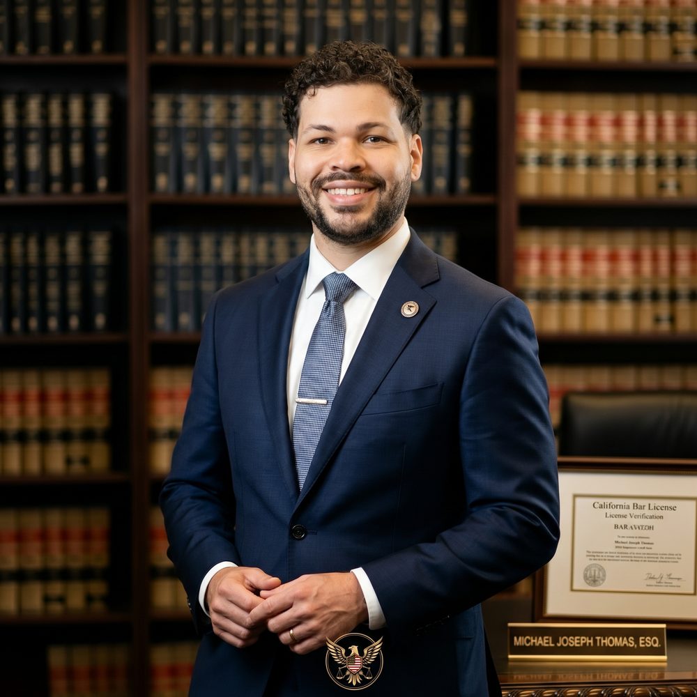 Lic. Michael Joseph Thomas, abogado principal de American Law Firm